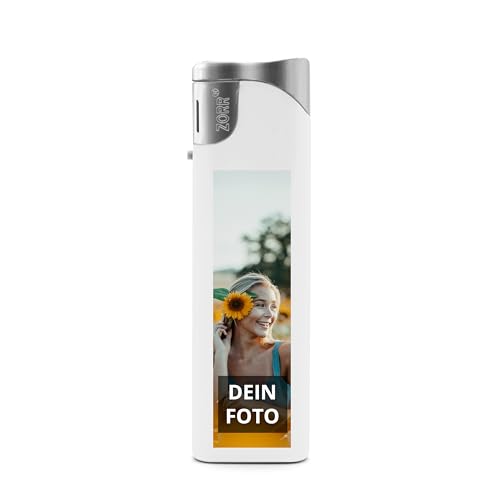 PhotoFancy® - Personalisiertes Feuerzeug mit eigenem Foto - Feuerzeug mit Foto Bedrucken -...