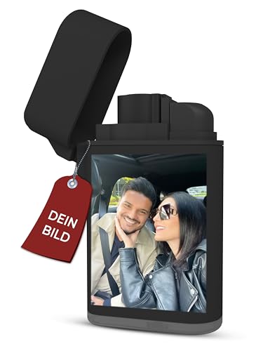 Meinearmbänder Feuerzeug personalisiert mit Gravur – Farbbild Druck – Personalisierte Geschenke...