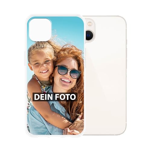 Personalisierte Handyhülle für Apple iPhone - Individuell selbst gestalten mit Foto und Text -...