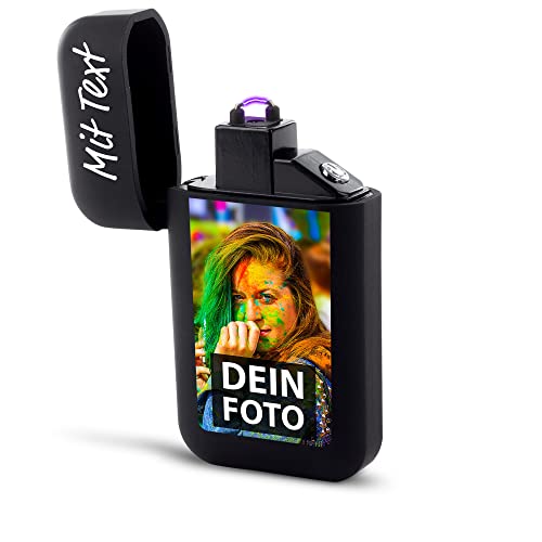 PR Print Royal USB-Feuerzeug selbst gestalten - mit eigenem Foto & Text Bedrucken - Foto-Geschenk -...
