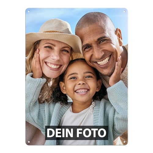 PR Print Royal Blech-Schild selbst gestalten - Metall-Poster mit Foto und Text Bedrucken - Schild...