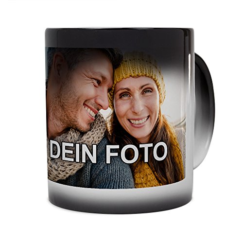 PhotoFancy® - Zaubertasse mit Foto bedrucken lassen - Magic Mug personalisieren – Fototasse...